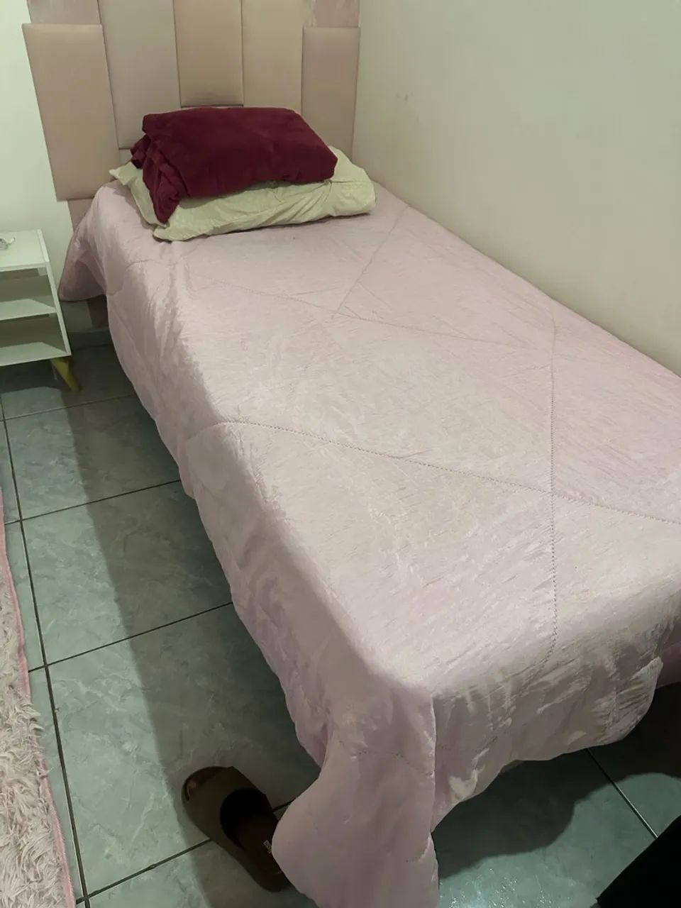 cama solteiro, base + colchão  - Foto 3