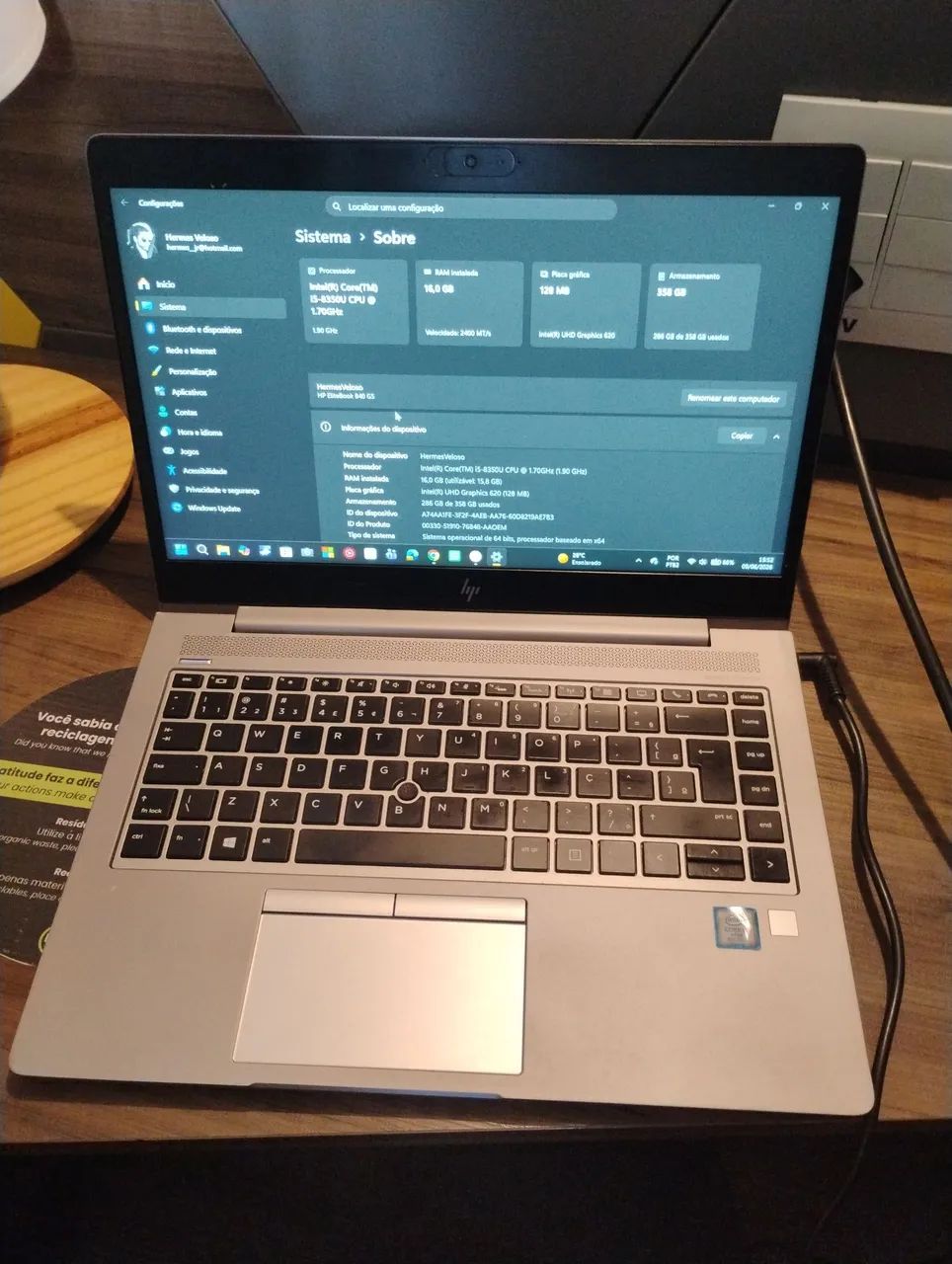 Ultrabook HP Elitebook 840 G5