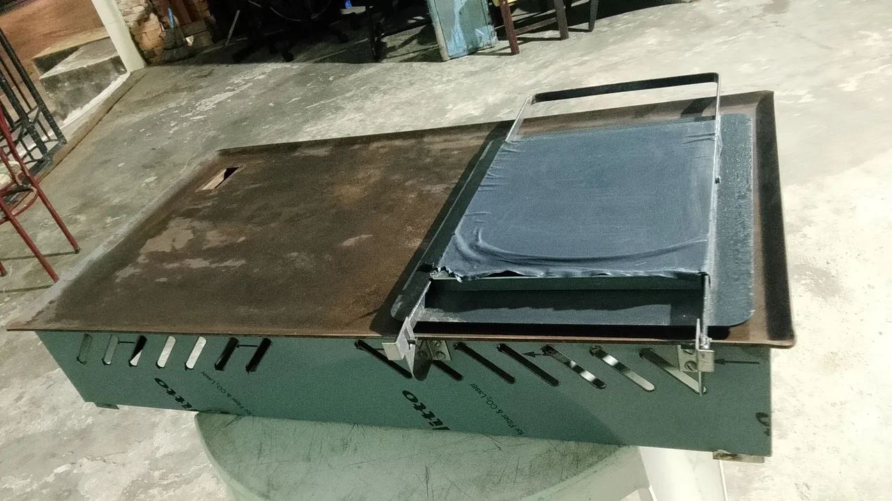 Chapa de lanchonete semi nova pouco usada  - Foto 4