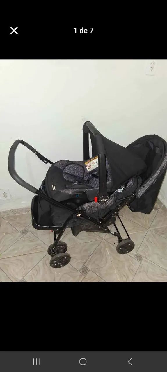 Carrinho e bebê conforto 