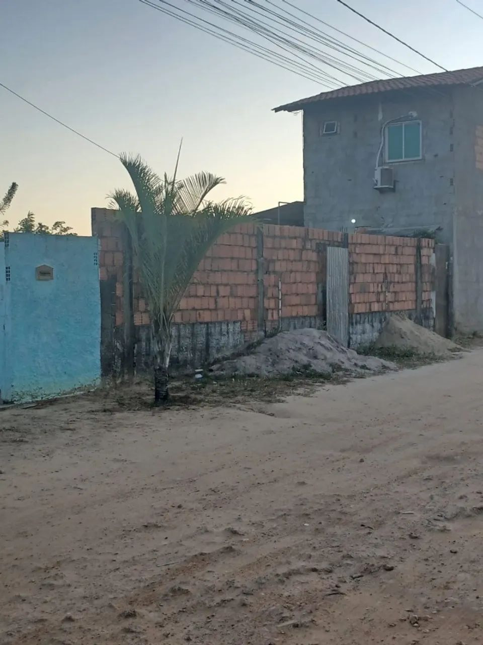 Terreno todo murado 12x24 
