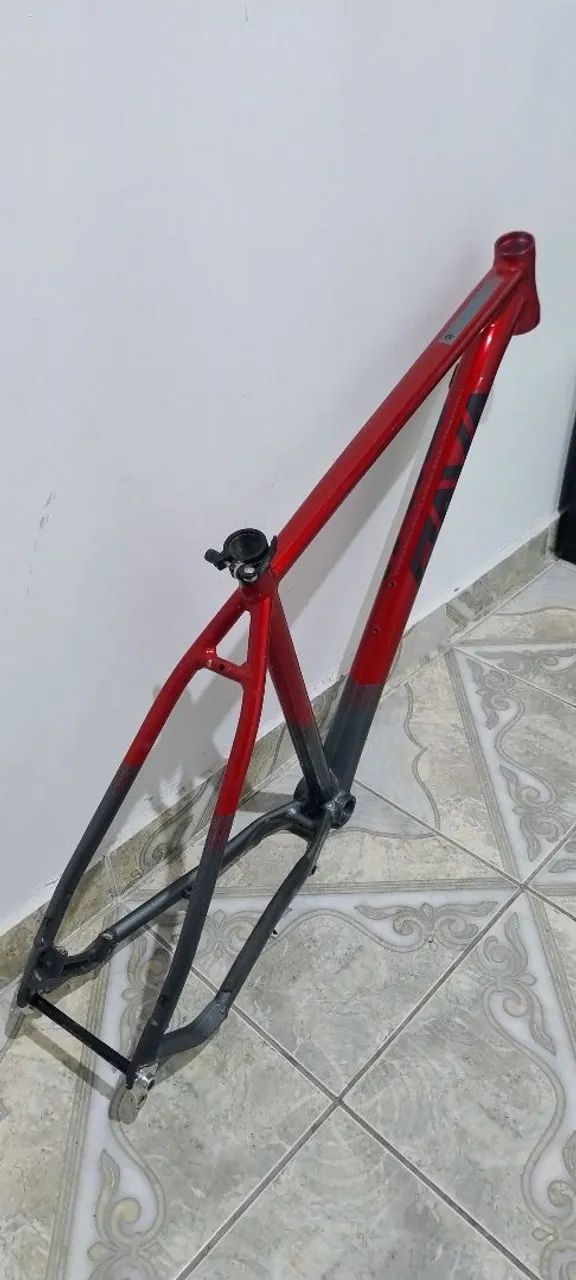 Quadro Aro 29 Rava Nazca Boost Interno Vermelho/cinza - Foto 5