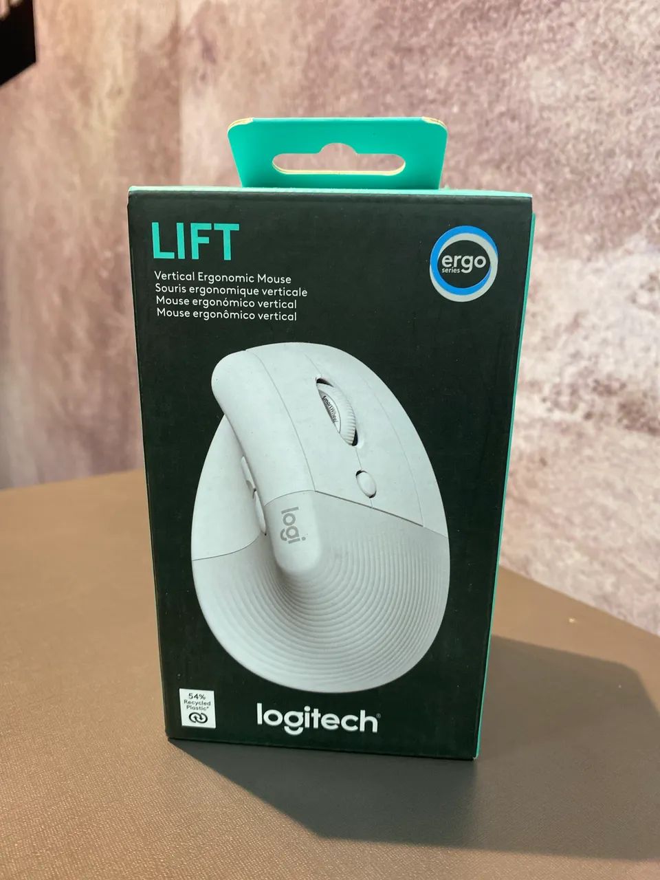 Mouse Sem Fio Vertical Logitech Lift Ergonômico Branco