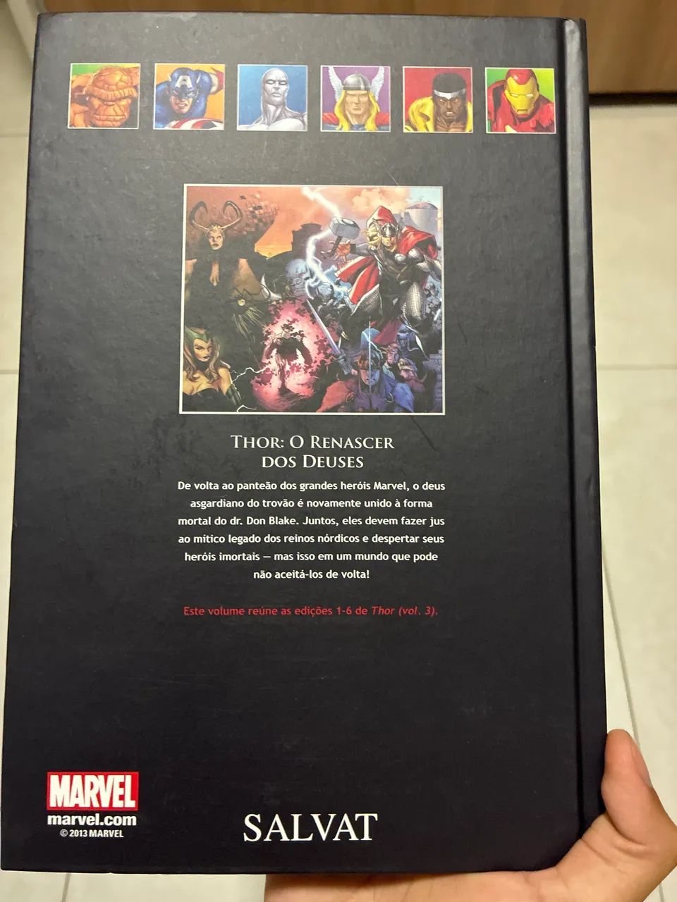 Livro Graphic Novels Marvel - Thor O Renascer dos Deuses - Foto 2