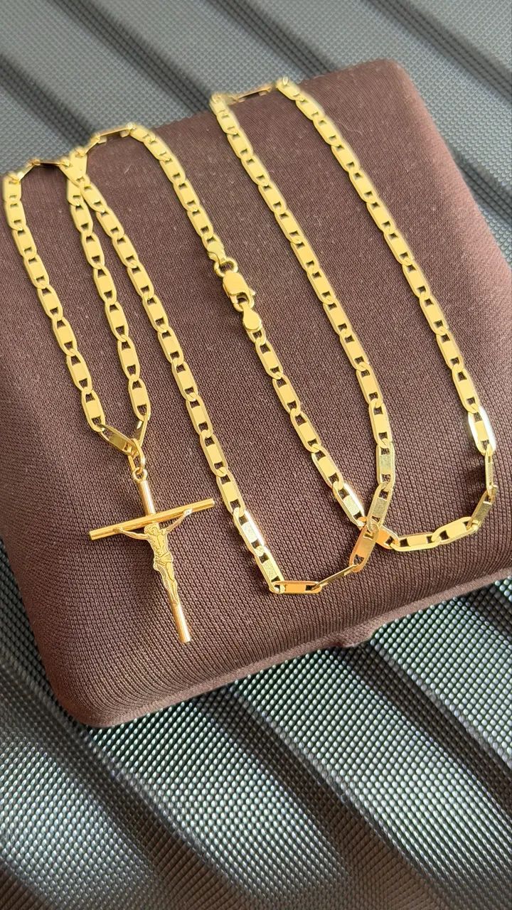 Cordão de ouro 18k - Foto 2