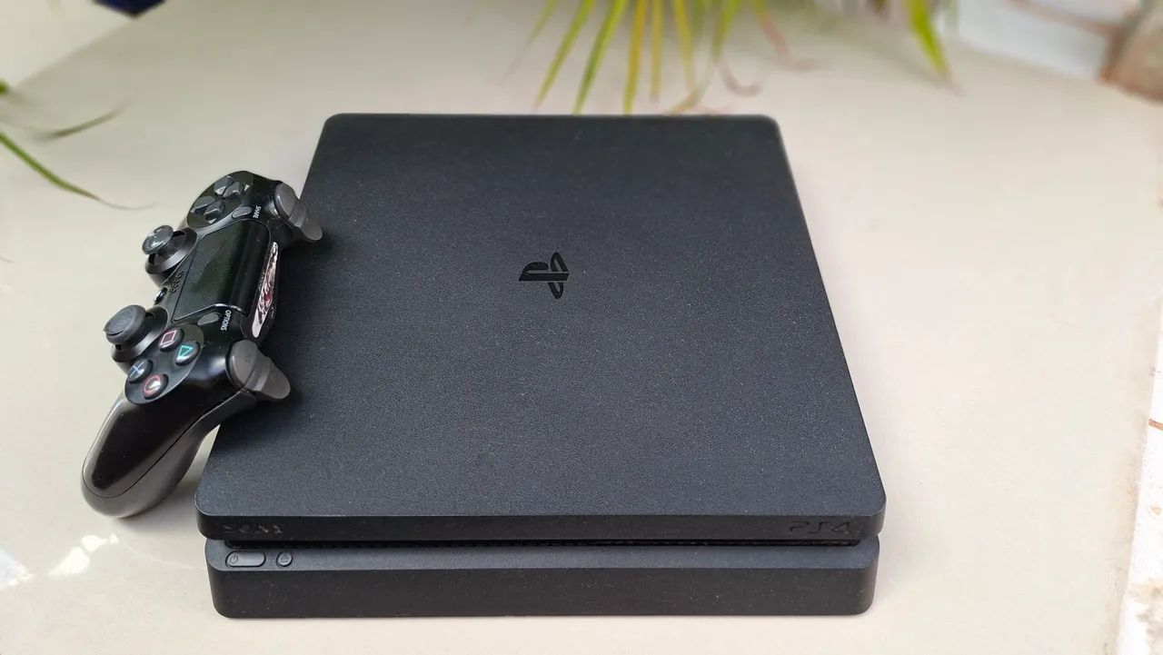PS4 Slim (1000gb) + JOGO - Foto 5
