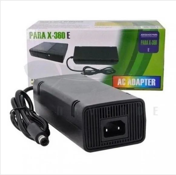 (PROMOÇÃO PIX) Fonte Xbox 360 Slim 1 Pino Bivolt 110v 220v 135w FR-301C