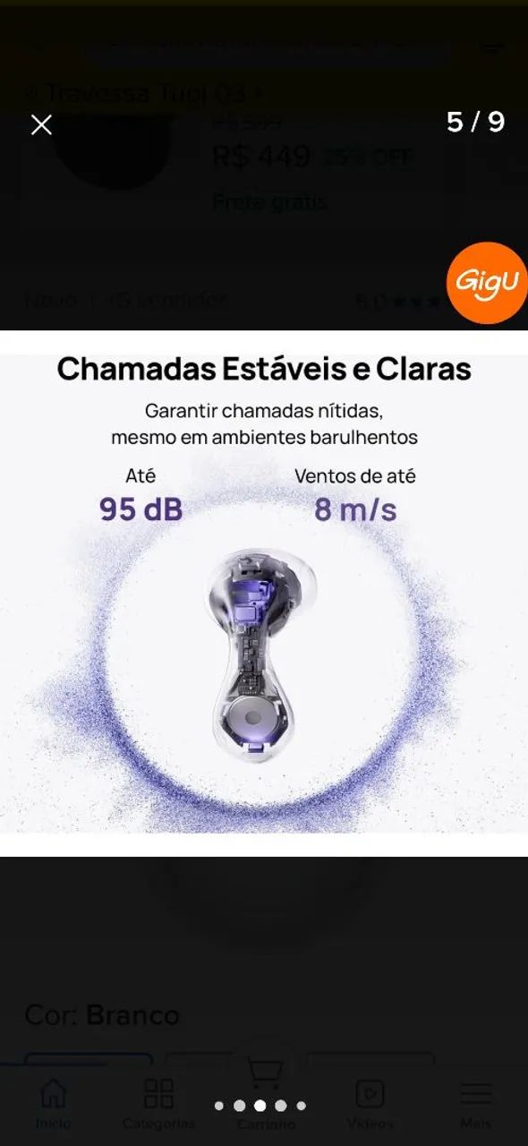 Fone huawei freebuds 6i - Foto 5