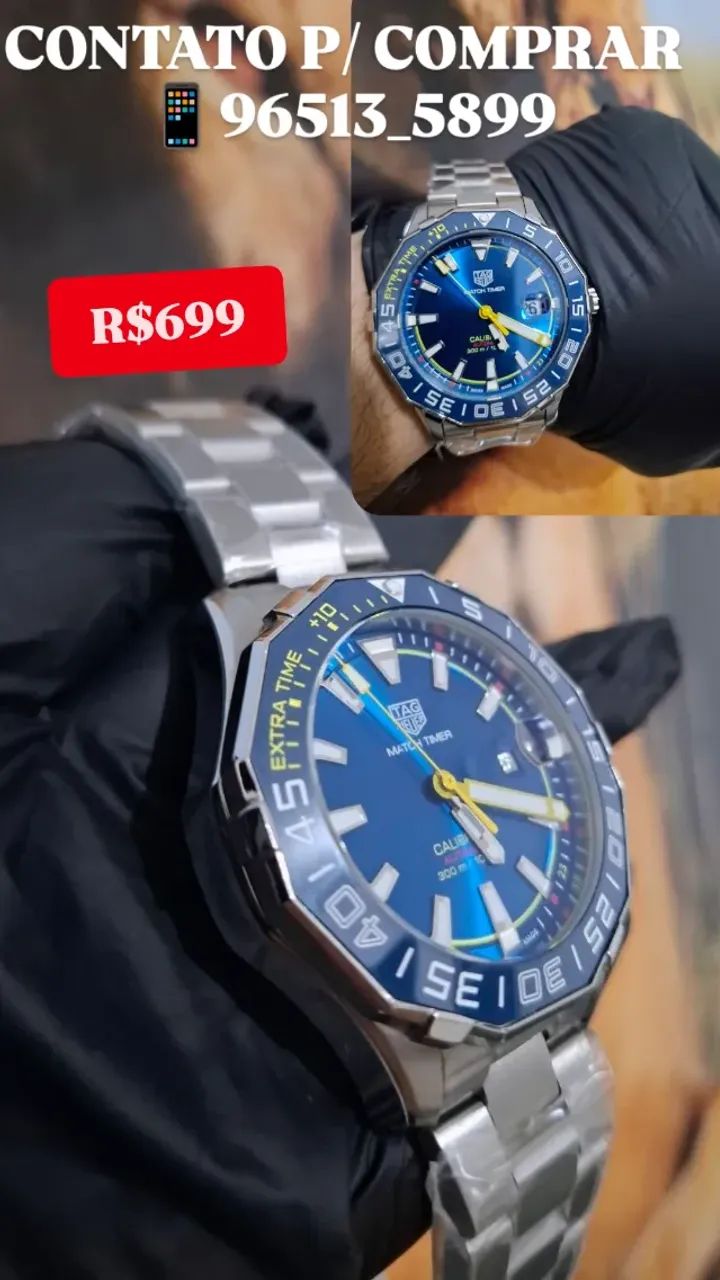Relógio TAG HEUER AQUARECER AUTOMÁTICO _  MATCH TIMER
