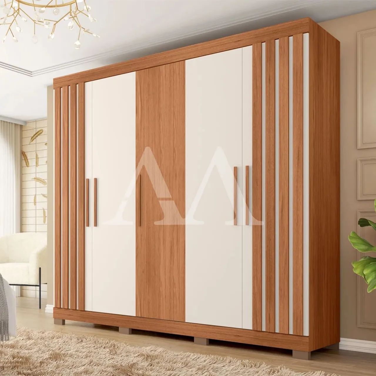 GUARDA-ROUPA 5 PORTAS 