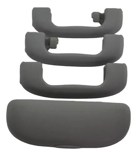 Kit 3 Puxador Pqp Alça Teto Porta Oculos Tracker 2018 Origin Cinza