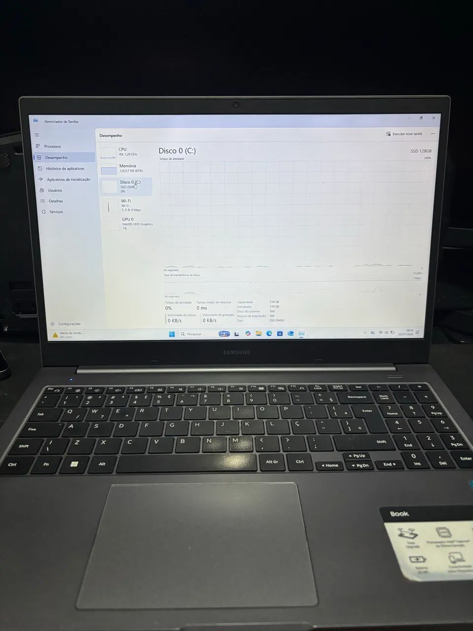 NOTEBOOK SAMSUNG BOOK - PRONTO PARA USO - Foto 4