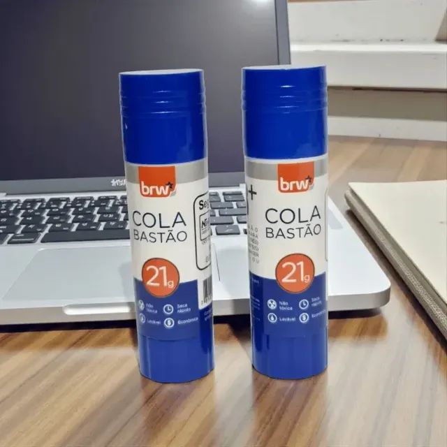 Caixa Cola Bastão 21g 12 Unidades - BRW - Foto 4