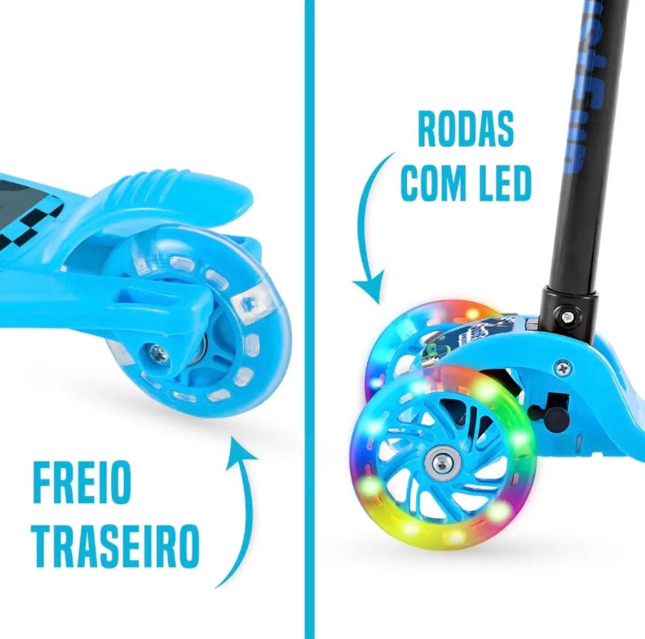 PATINETE INFANTIL COM LED - Foto 4