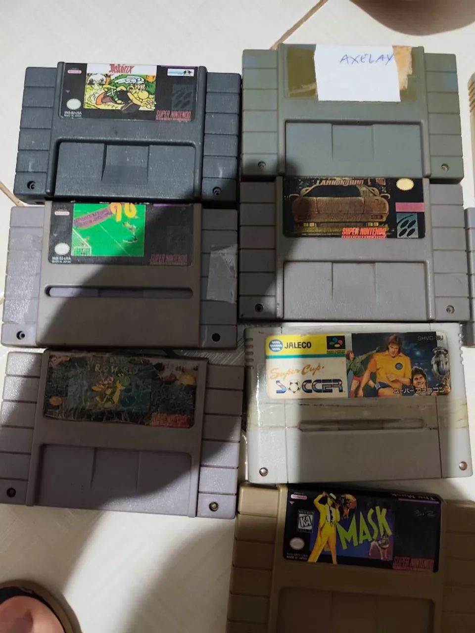 Cartuchos, fitas para Super Nintendo