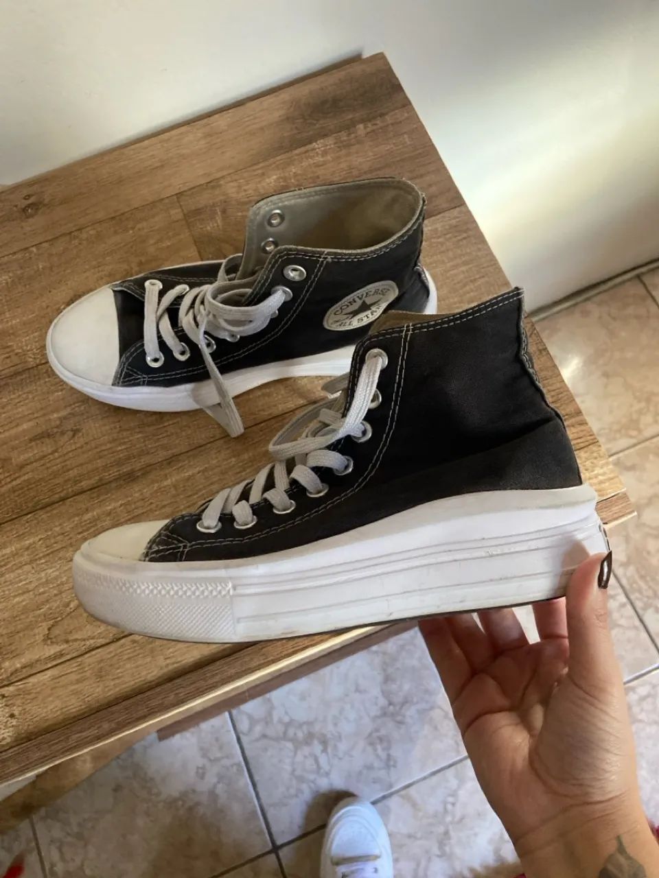 All star chuck Taylor plataforma preto  - Foto 2