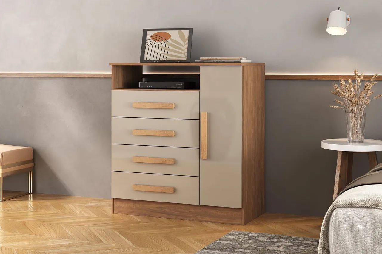 Cômoda sapateira delta Nova com montagem grátis valor 435,00 - Foto 3