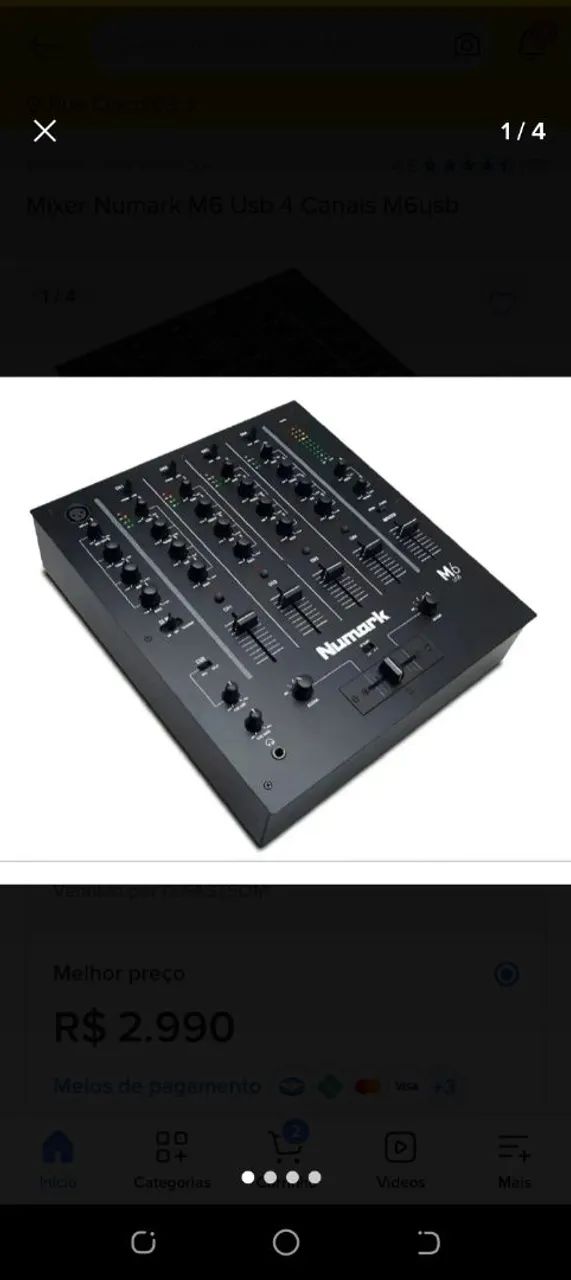 Mixer NUMARK M6 USB  - Foto 4