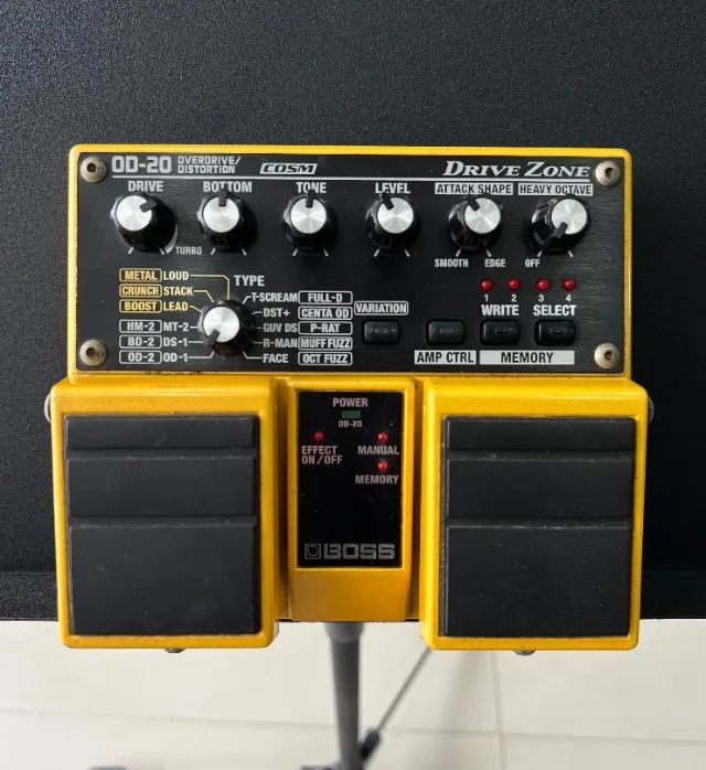 Boss OD-20 Drive Zone - Mais de 20 Drives em um Só Pedal | A