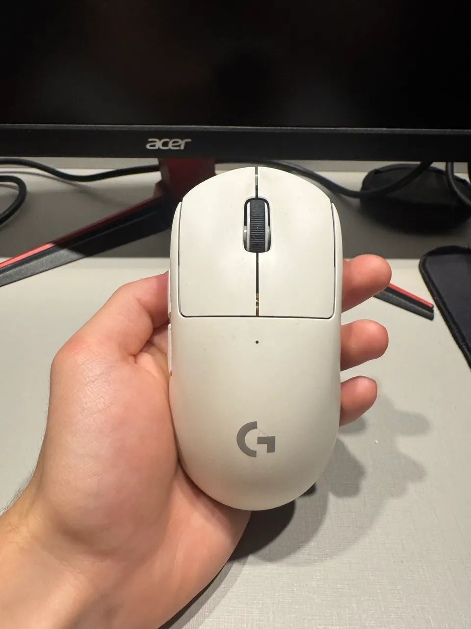 Mouse G pro Super-light Branco - Foto 2