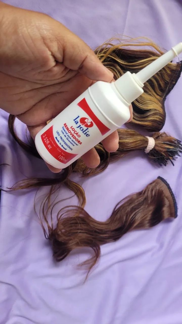 CABELO NATURAL 40CM SEPARADO EM DUAS TELAS - Foto 2