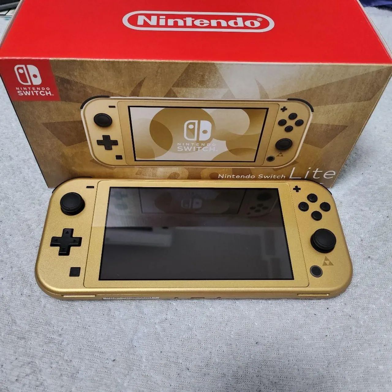 Nintendo Switch Lite - Hyrule Edition 本体 Nintendo, Console, Switch Lite Hyrule Edition com Pacote de