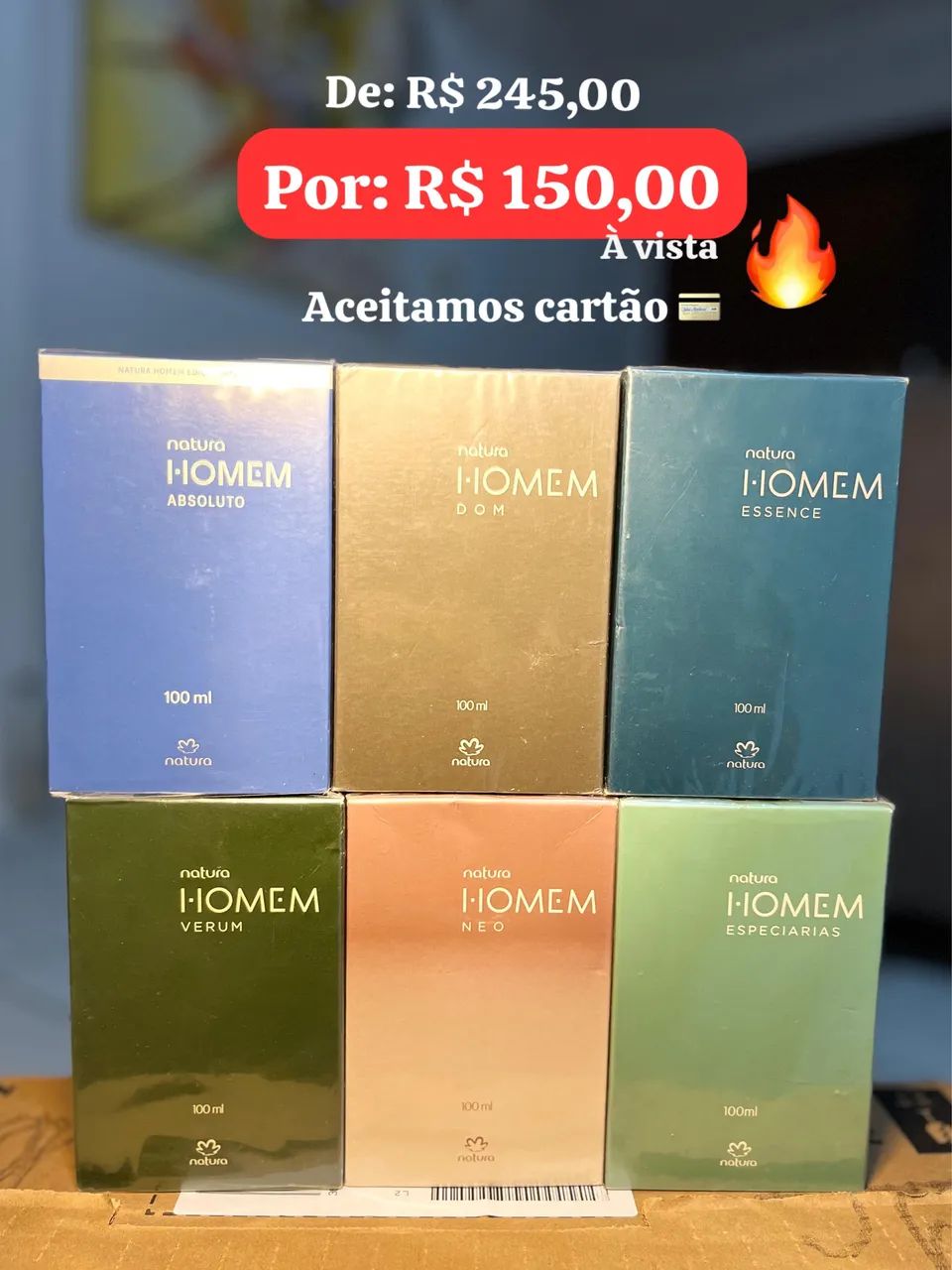 VENDO PERFUMES DA NATURA