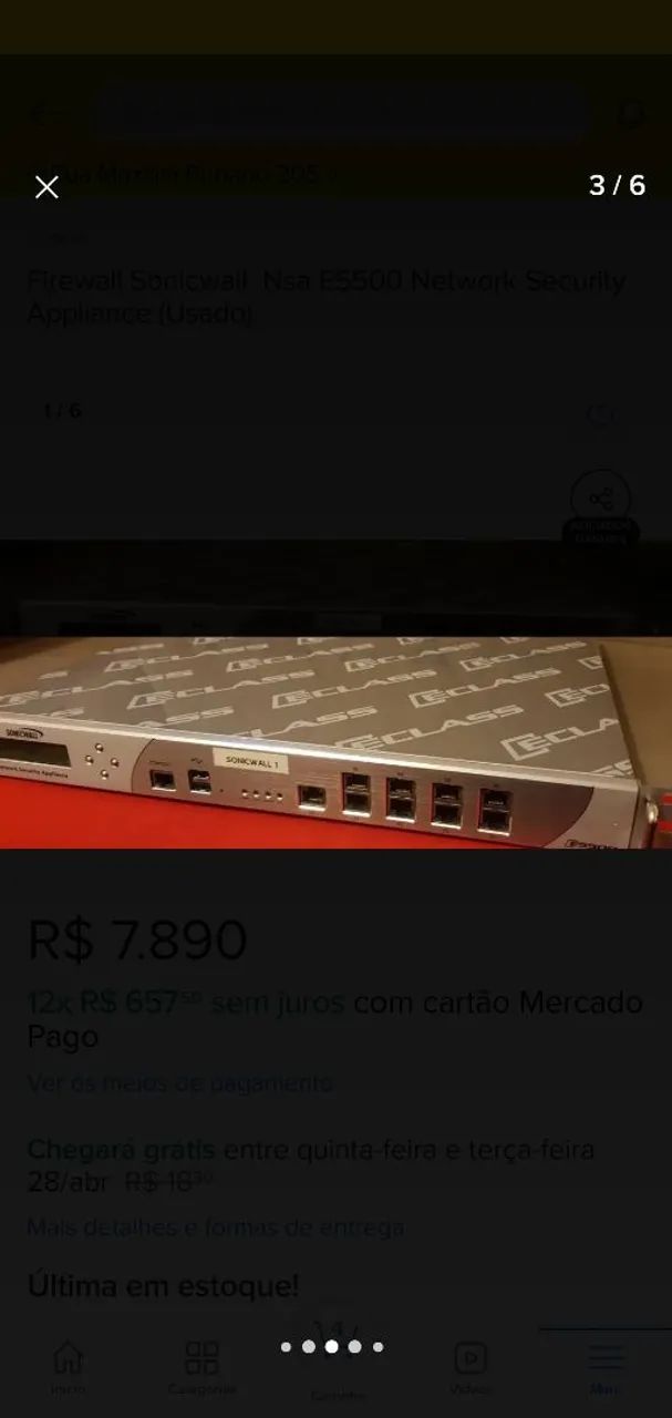 Firewall Sonicwall  Nsa E5500 Network Security - Foto 3