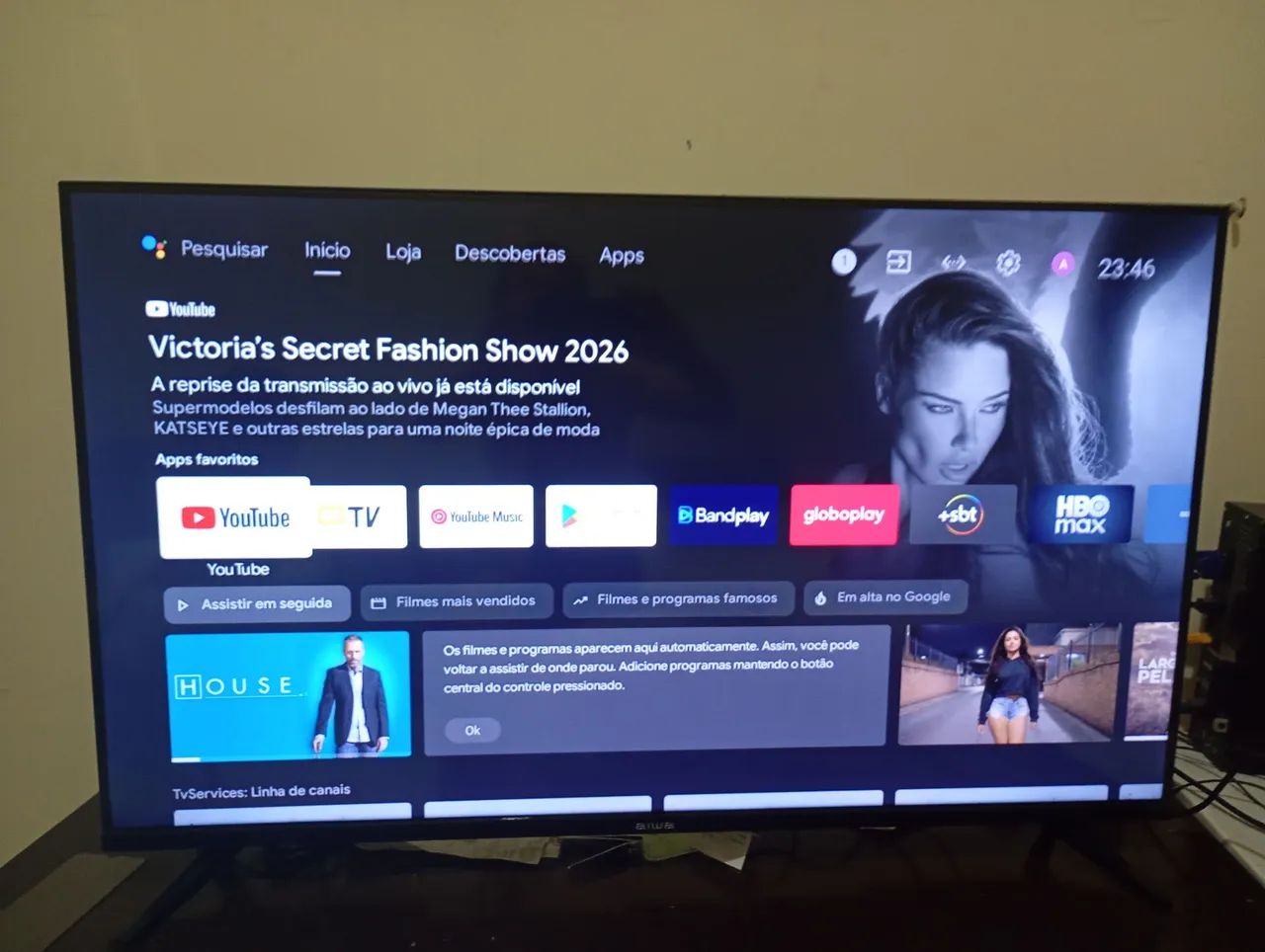 SmartTV Android 43 polegadas com nota com caixa bem 'ova - Foto 2