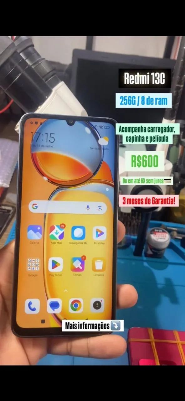 Redmi 13C ( 256GB / 8 de ram)