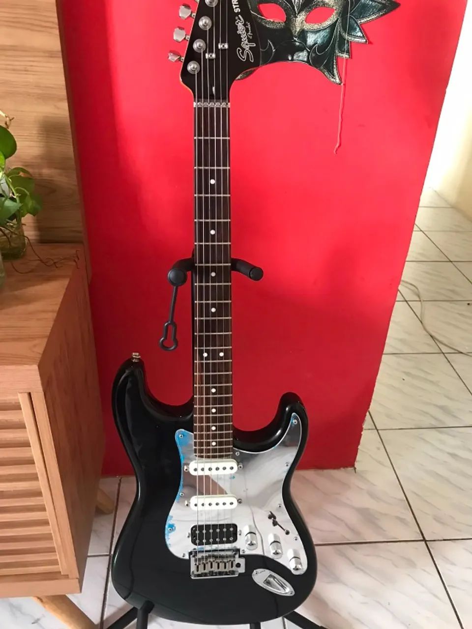Guitarra Fender Squier Black & Chrome - Foto 5