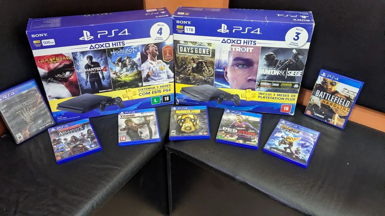 PS4 slim de 500gb e pro de 1tb  - Foto 2