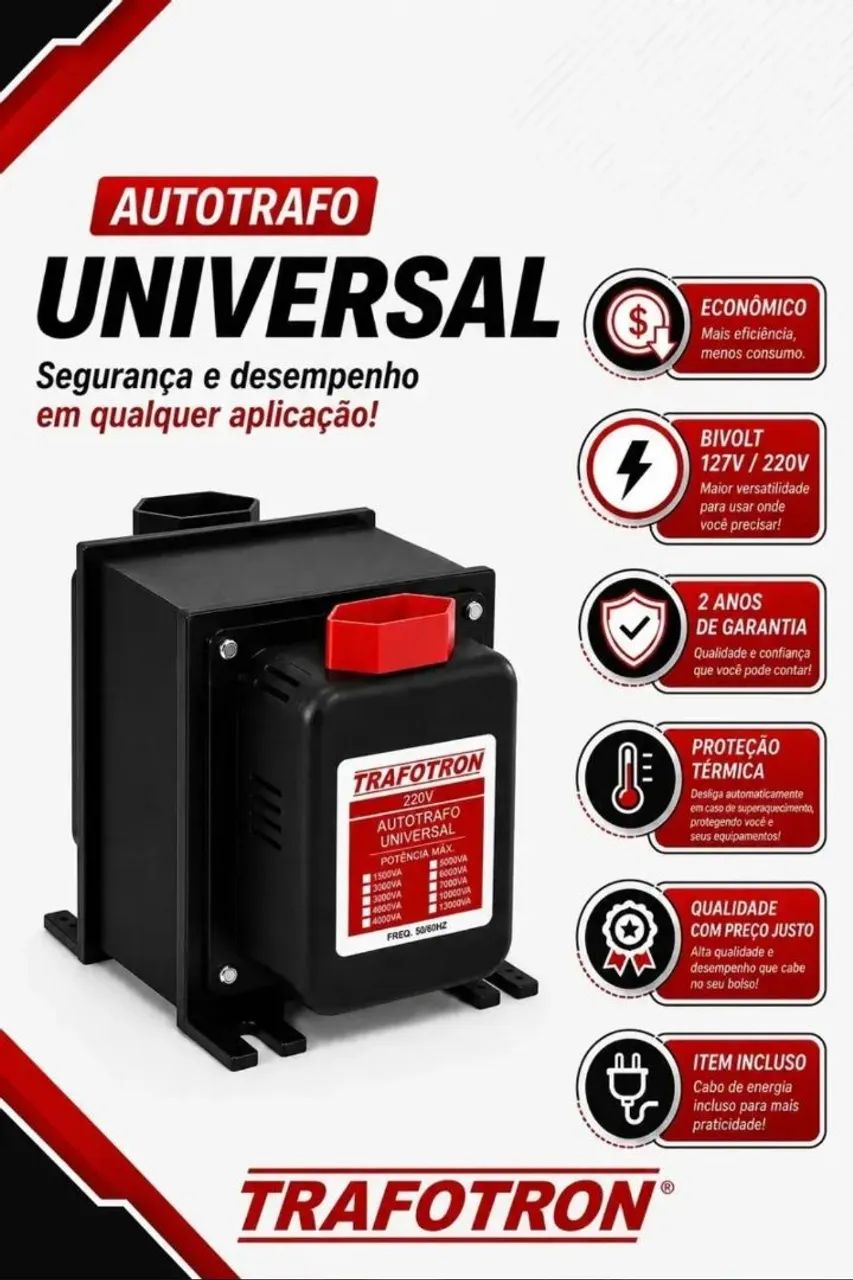 Transformador 5000va Novo Com Garantia - Foto 2