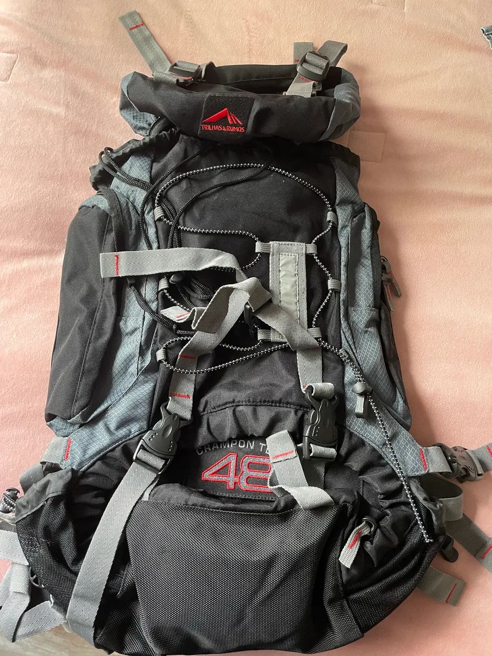 Mochila Cargueira Trilhas & Rumos Crampon Tech 48L - Foto 4