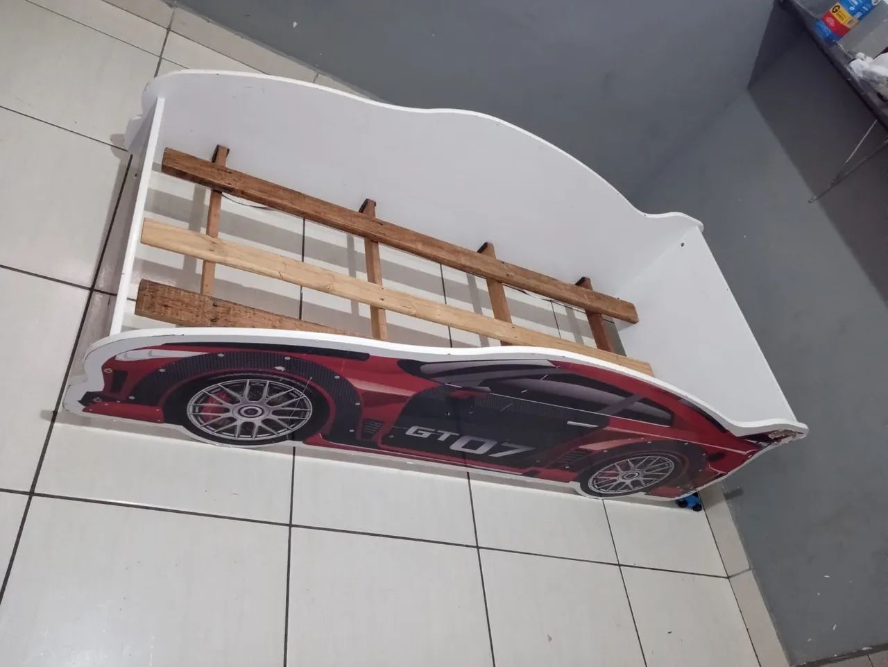 Cama infantil carrinho 
