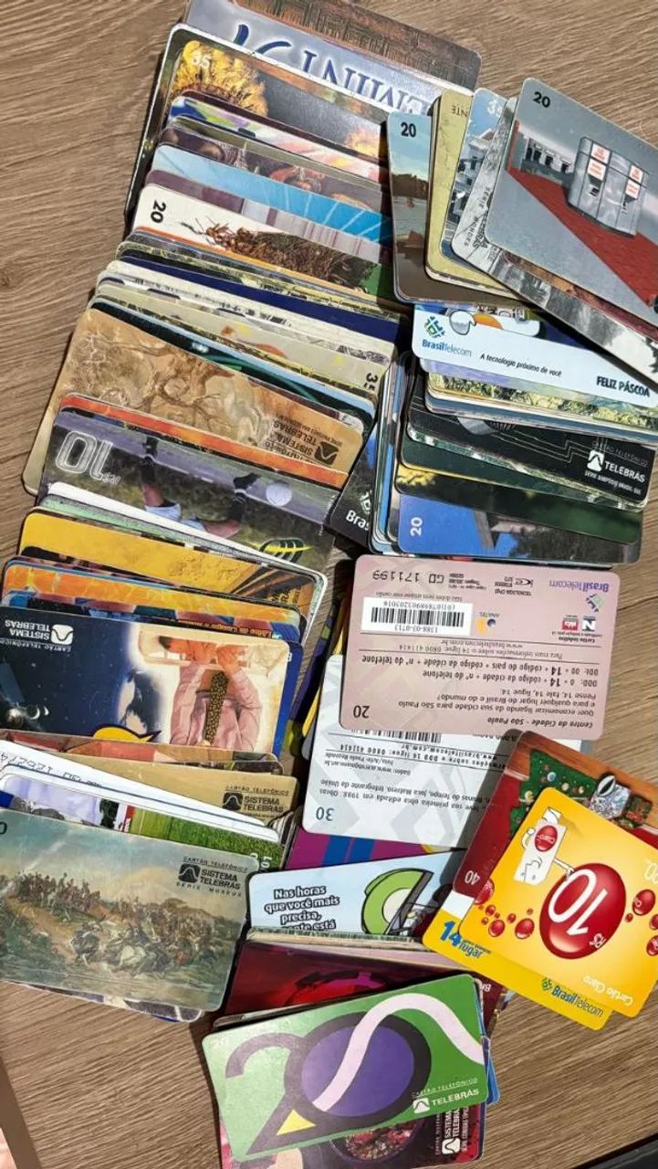 Coleção de cartões de telefone - Foto 3