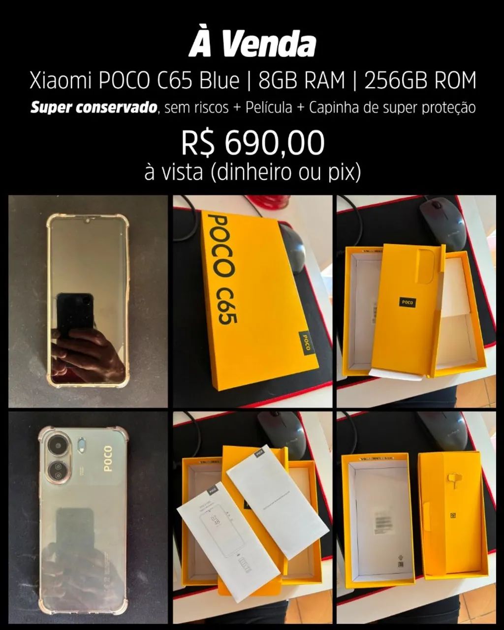 Celular Poco C65 BLUE 