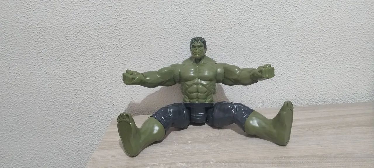 Boneco Hulk - Titan Hero com encaixe Power FX - 30cm - Hasbro - Foto 5