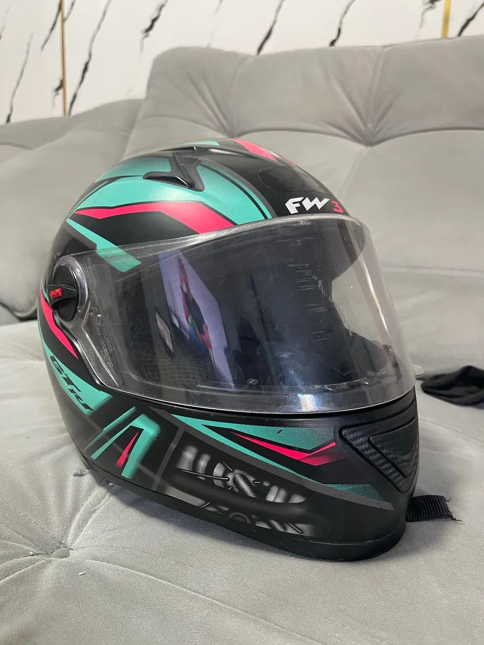 CAPACETE FW3 + INTERCOMUNICADOR  - Foto 4