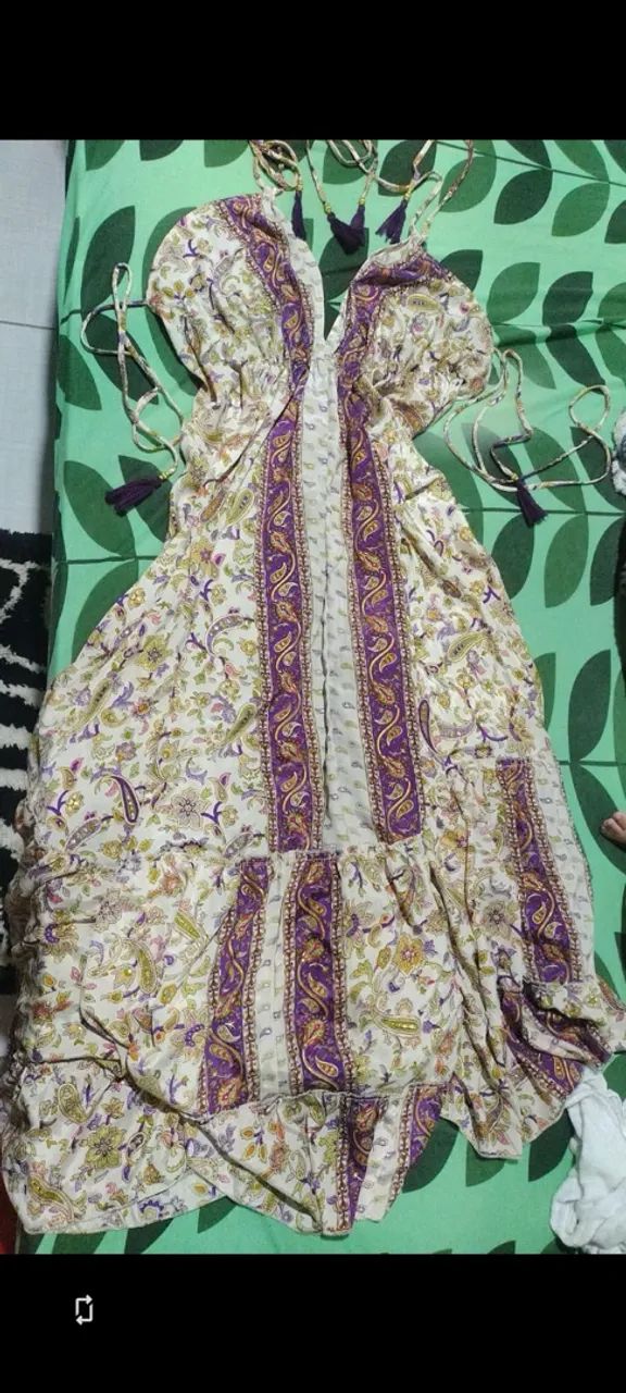 Vestido indiano longo