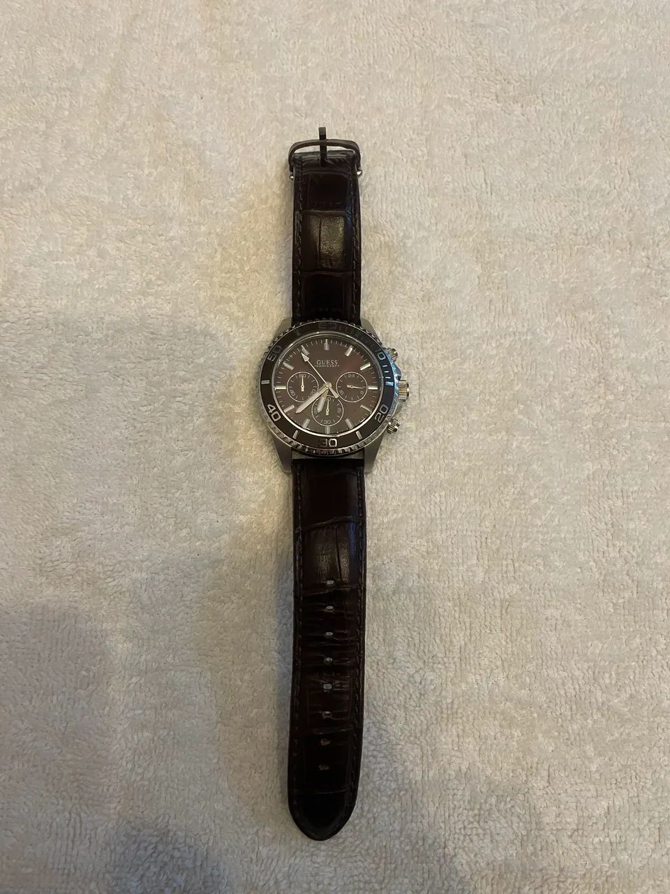 Relógio Guess original pulseira em couro  - Foto 4
