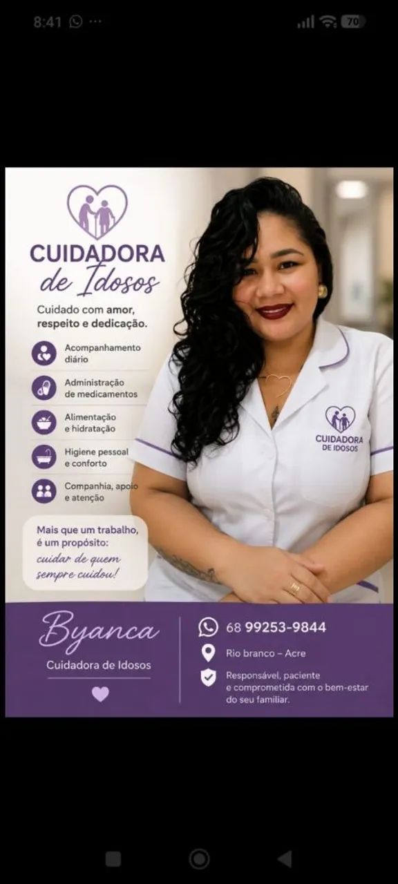 Cuidadora de idosos