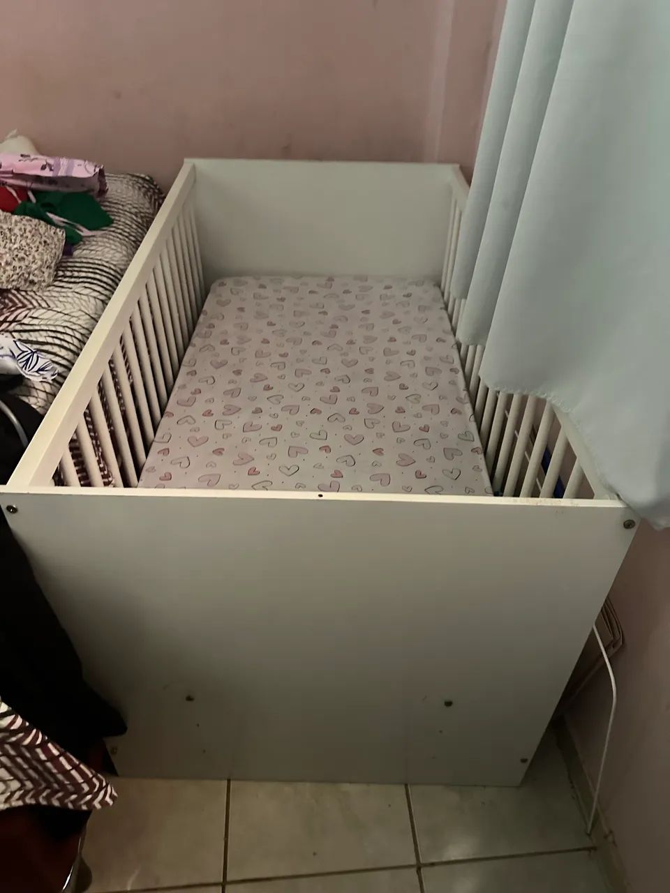 Berço para bebê  + colchão + mosquiteiro  - Foto 2