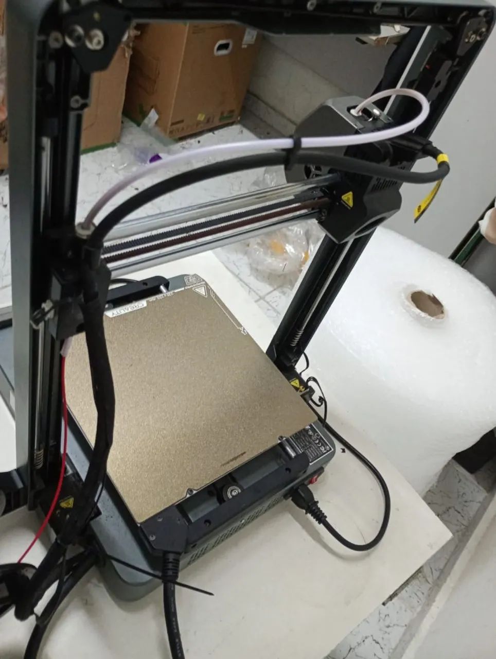 IMPRESSORA 3D CREALITY ENDER-3 V3 | SEMI-NOVA | ALTA PRECISÃO. - Foto 5
