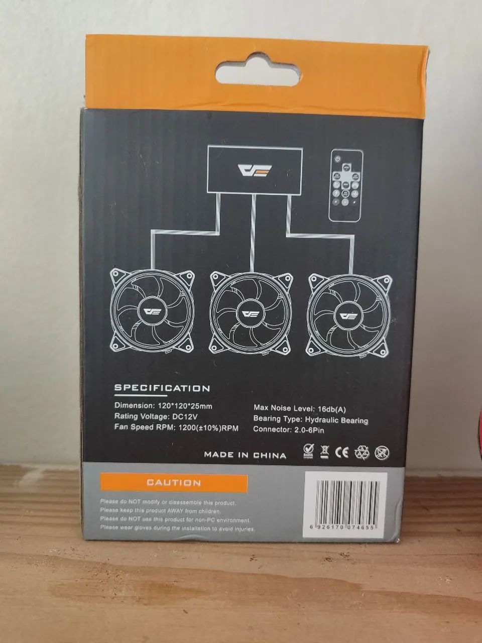 Kit de Ventoinhas Aigo DarkFlash DR12 Pro 3in1 com iluminação ARGB. - Foto 2
