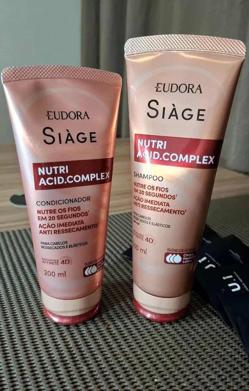 Kit Eudora Siàge Nutri Acid.Complex Shampoo 250ml + Condic 200ml