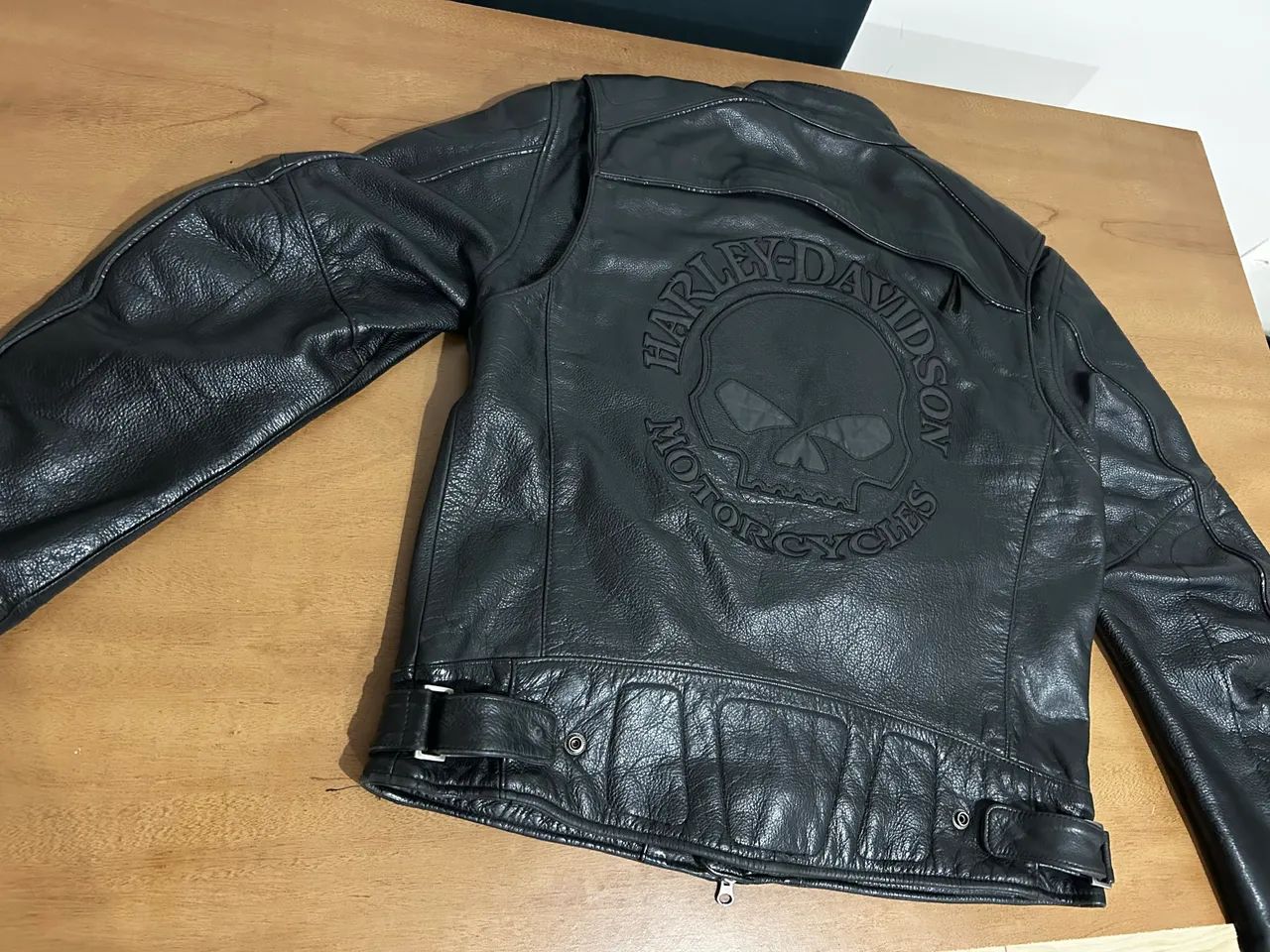 Jaqueta Couro Harley Davidson Black Skull - Foto 4