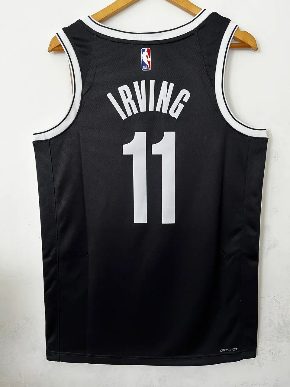 Regata Jersey NBA - Nike - Brooklyn Nets Preta - Tam G - Foto 2