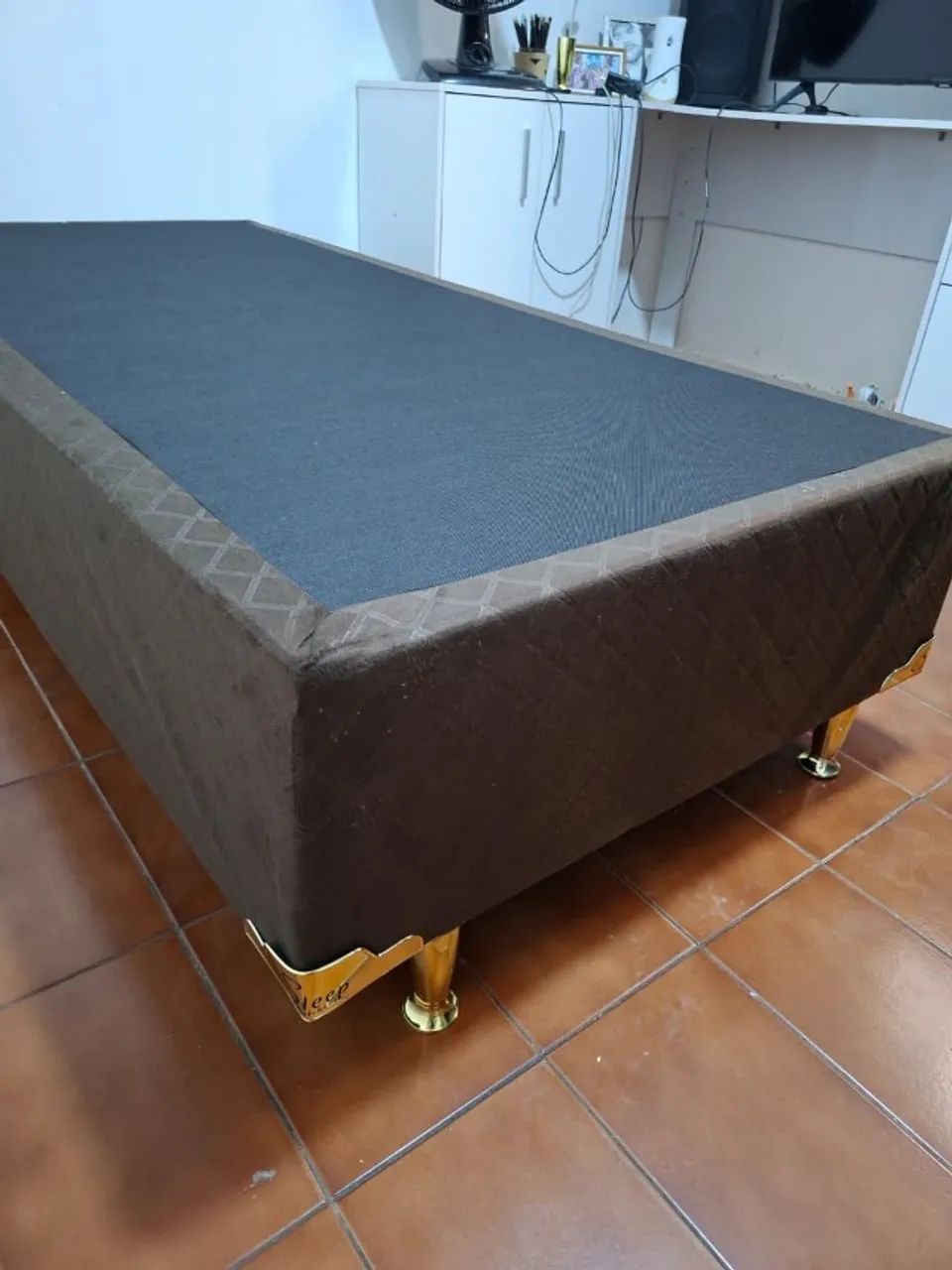 Base Box para Colchão Solteiro - Produto Novo - Foto 3