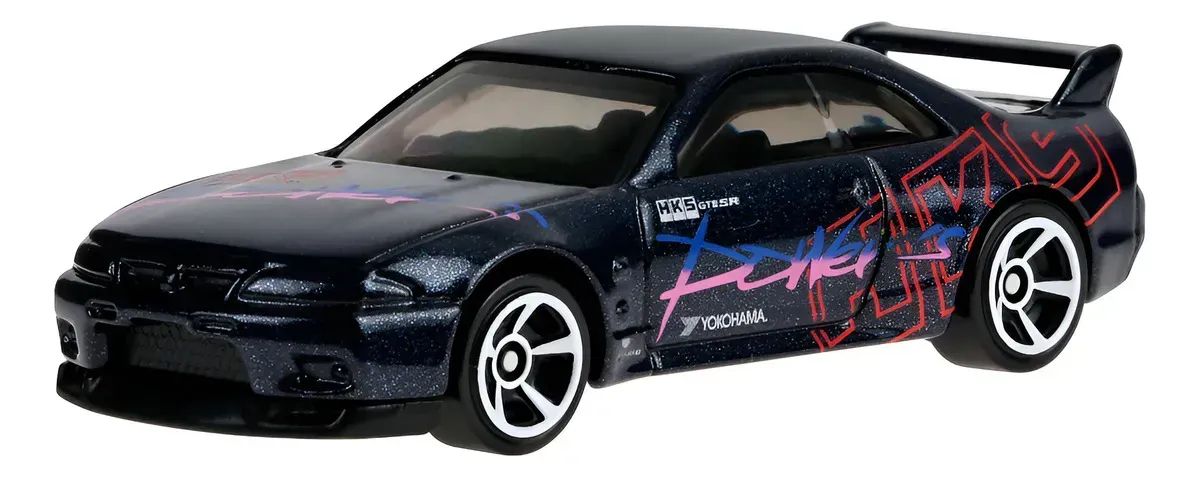 Hot Wheels Nissan Skyline Gt-r (bcnr33) Mattel Hw Azul-escuro